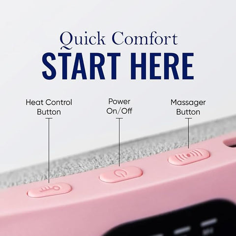 Ishopyzbyttm Portable Period Pain Relief Massager – Heat & Vibration Belt | Cutiee Edition 💗 (1 Year Warranty)