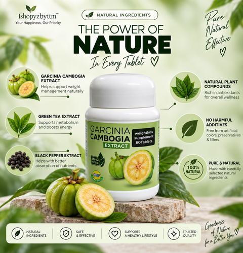 Garcinia Cambogia Extract Tablets – Natural Food Supplement | 60 Tablets