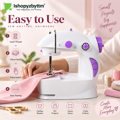 Ishopyzbyttm™ Portable Mini Sewing Machine | 1 Year Warranty
