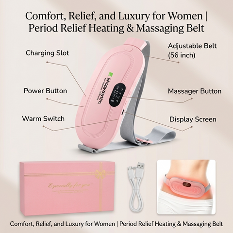 Ishopyzbyttm Portable Periods Cramp Massager